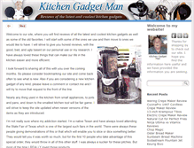 Tablet Screenshot of kitchengadgetman.com